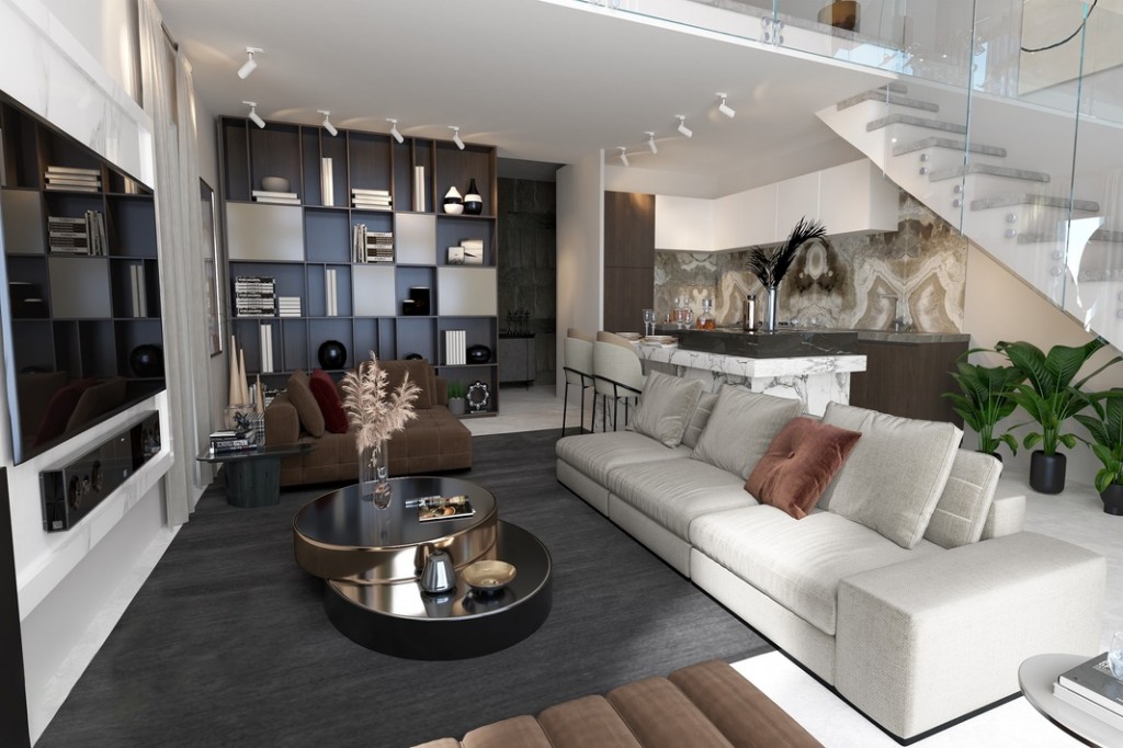 Апартаменты 2+1 ID 094002 лофт пентхаус