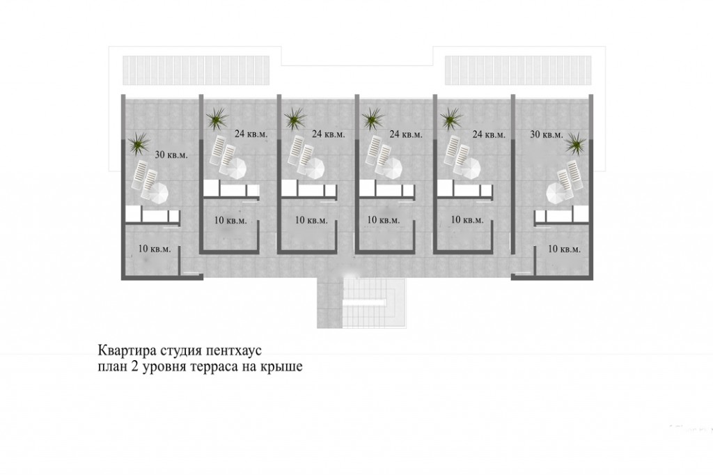 Апартаменты ID 114102 студия пентхаус