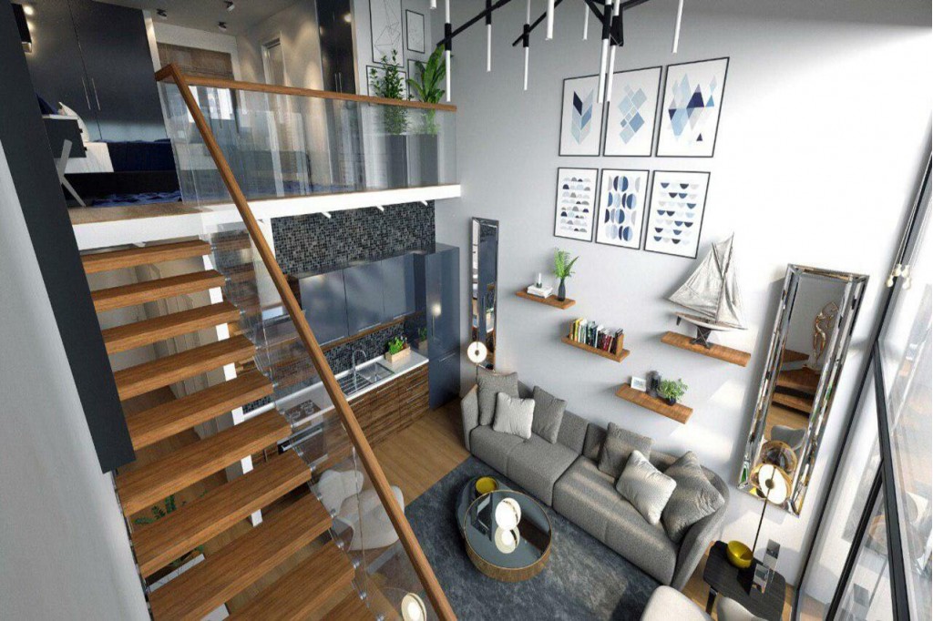 Апартаменты ID 011001 2+1 лофт пентхаус